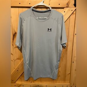 Under Armour Men's Steel Gray Short Sleeve Shirt